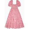 Nicky Hilton x La Coqueta Pink Toile de Jouy London Woman Long Dress - Dresses - 4