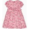 Nicky Hilton x La Coqueta Pink Toile de Jouy Theodora Girl Hand-Smocked Dress - Dresses - 4