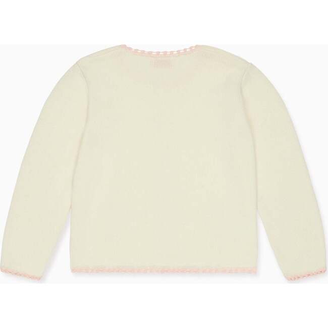 Nicky Hilton x La Coqueta Ivory Farrah Cotton Girl Cardigan - Cardigans - 4