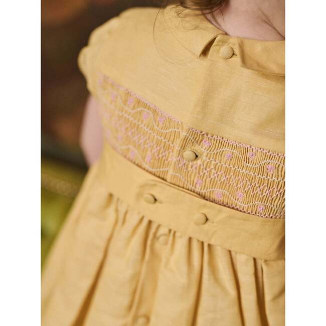 Nicky Hilton x La Coqueta Lemon Dolly Baby Girl Hand-Smocked Set - Dresses - 6