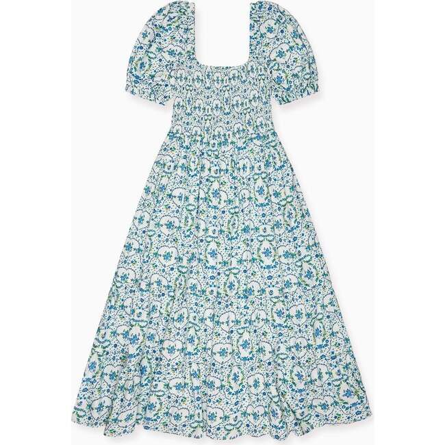 Nicky Hilton x La Coqueta Blue Bow Floral London Woman Long Dress - Dresses - 4