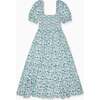 Nicky Hilton x La Coqueta Blue Bow Floral London Woman Long Dress - Dresses - 4 - thumbnail