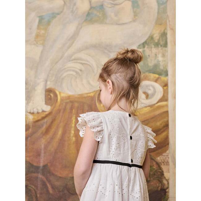 Nicky Hilton x La Coqueta Ivory Edie Girl Dress - Dresses - 5