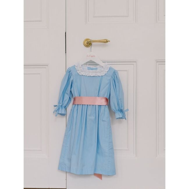 Nicky Hilton x La Coqueta Blue Stripe Milou Girl Dress - Dresses - 6