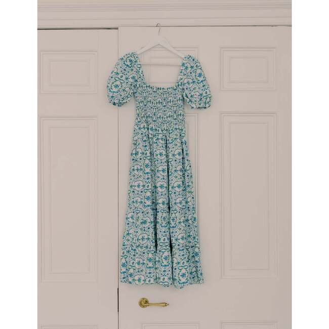 Nicky Hilton x La Coqueta Blue Bow Floral London Woman Long Dress - Dresses - 7