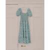 Nicky Hilton x La Coqueta Blue Bow Floral London Woman Long Dress - Dresses - 7 - thumbnail