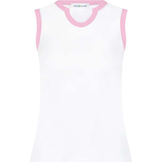 Stacy Tank, White - Tank Tops - 3