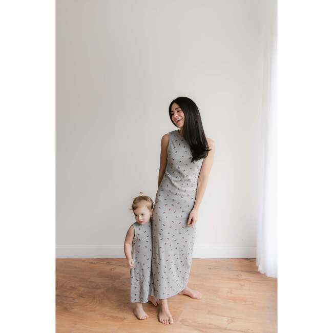 Rose Mommy Maxi, Grey - Dresses - 3