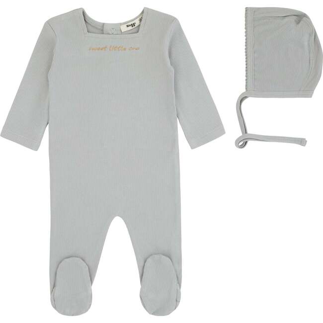 Sweet Little One Footie And Bonnet, Sky