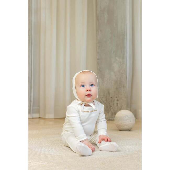 Sweet Little One Blanket, Ivory - Blankets - 3