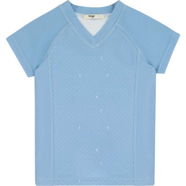 Sea Blue Emblem Rash Guard