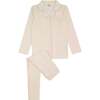 Striped Button Down Loungewear Set, Girls - Mixed Apparel Set - 1 - thumbnail
