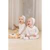 Pointelle Printed Wrap Footie, Girls - Onesies - 3