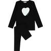 Heart/Star Loungewear Set, Girls - Mixed Apparel Set - 1 - thumbnail