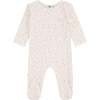 Floral Printed Wrap Footie, Girls - Onesies - 1 - thumbnail