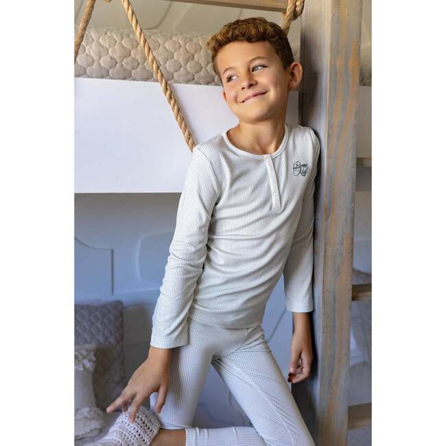 Gingham Loungewear Set, Boys - Mixed Apparel Set - 4