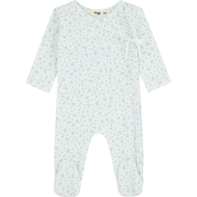 Floral Printed Wrap Footie, Boys