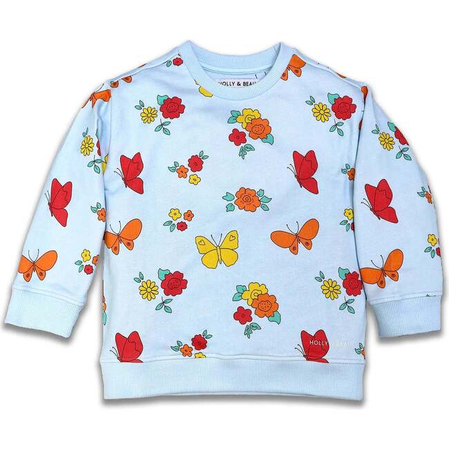 Flower Print Sweatshirt