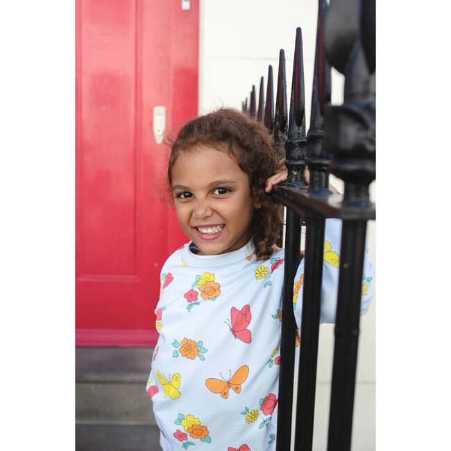 Flower Print Sweatshirt