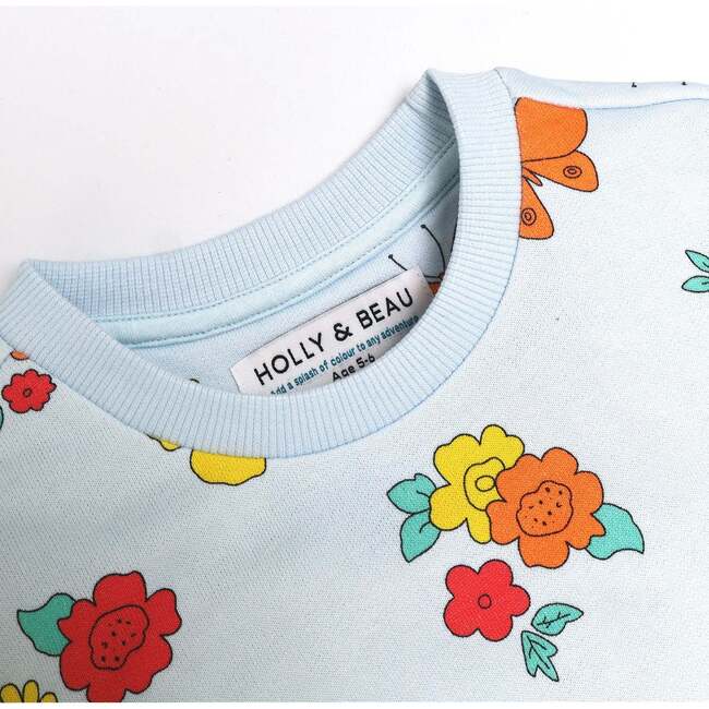 Flower Print Sweatshirt - Sweatshirts - 3