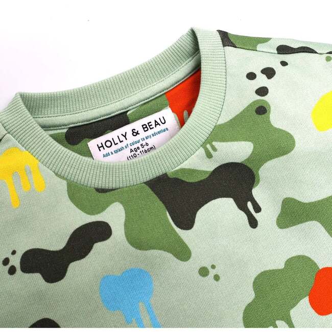 Sage Green Camouflage Sweatshirt - Sweatshirts - 3