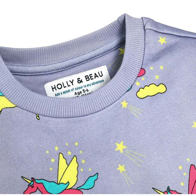 Purple Unicorn Sweatshirt - Sweatshirts - 3