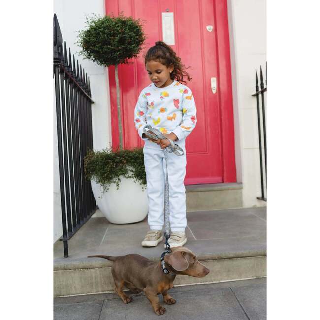 Flower Print Sweatshirt - Sweatshirts - 4