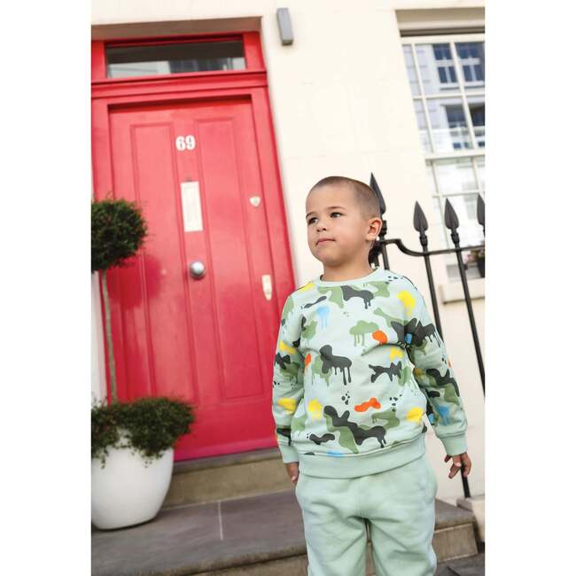 Sage Green Camouflage Sweatshirt - Sweatshirts - 4