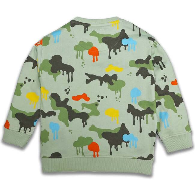 Sage Green Camouflage Sweatshirt - Sweatshirts - 5