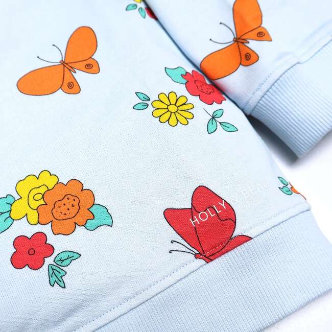 Flower Print Sweatshirt - Sweatshirts - 6