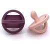 London Classic Twin Pack, Plum/Blush - Pacifiers - 1 - thumbnail