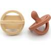 London Classic Twin Pack, Shore/Earth - Pacifiers - 1 - thumbnail