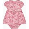 Nicky Hilton x La Coqueta Pink Toile de Jouy Theodora Baby Girl Hand-Smocked Set - Dresses - 4