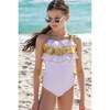 Triple Ruffled with Bow Detail One Piece Swimsuit - One Pieces - 3