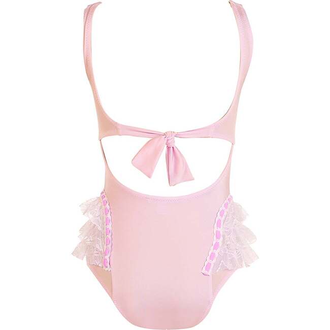 Triple Layered Lace Ruffle One Piece Swimsuit - One Pieces - 5