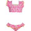 Floral Ruffle with 3D Crochet Flowers Two Piece Bikini - Two Pieces - 1 - thumbnail