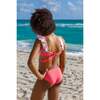 Bandeau Tiered Ruffle Color Blocked Two Piece Bikini - Two Pieces - 3