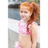 Floral Ruffle with 3D Crochet Flowers Two Piece Bikini - Two Pieces - 3