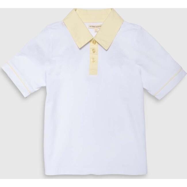 Tech Play Polo in Lemonade Trim