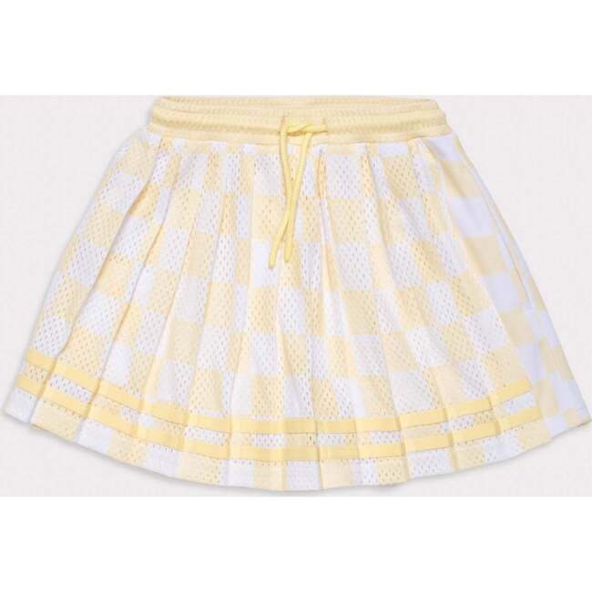 Play Pleated Skort in Lemonade Check
