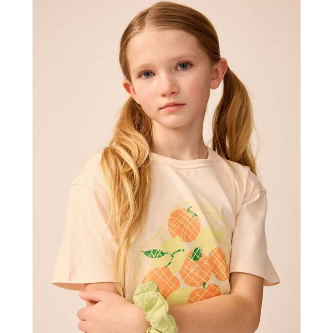 Organic Weekend Tee in Peach Mixed Fruit - T-Shirts - 3