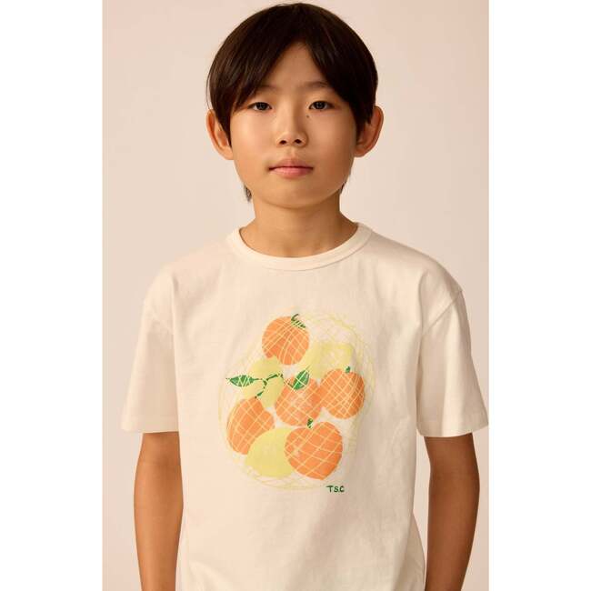 Organic Weekend Tee in White Mixed Fruit - T-Shirts - 3