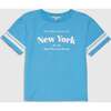 Organic Weekend Tee in Buzzer Blue - T-Shirts - 1 - thumbnail