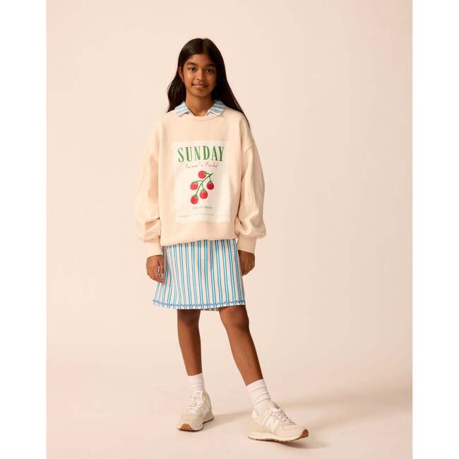 Organic Weekend Sweatshirt in Peach