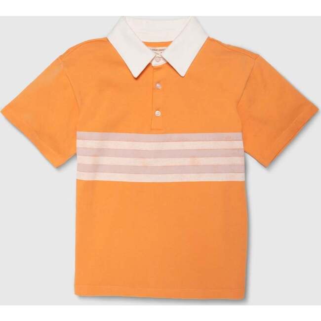 Organic Weekend Polo in Overtime Orange