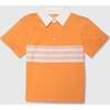Organic Weekend Polo in Overtime Orange - Polo Shirts - 1 - thumbnail