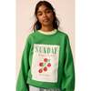 Organic Weekend Sweatshirt in Cucumber - Sweatshirts - 2