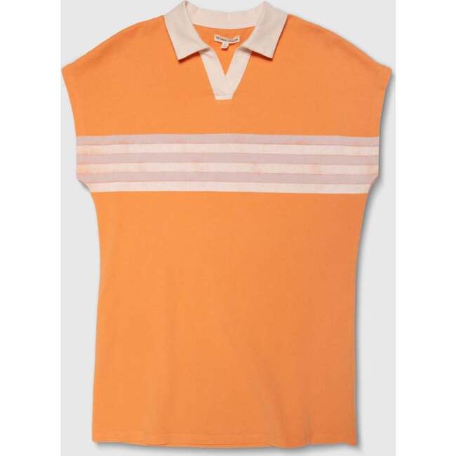 Organic Tunic Dress in Overtime Orange