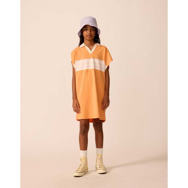 Organic Tunic Dress in Overtime Orange