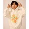 Organic Weekend Hoodie in White Mixed Fruit - Sweatshirts - 3 - thumbnail